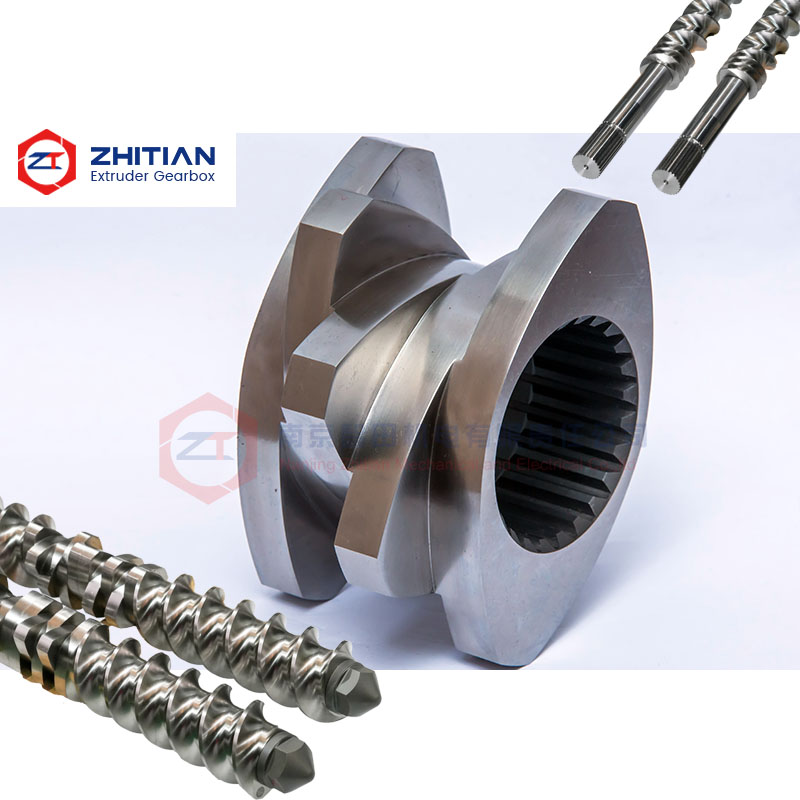 Plastic Processing Twin Screw Extruder Screw Elements for Material-Specific Compounding