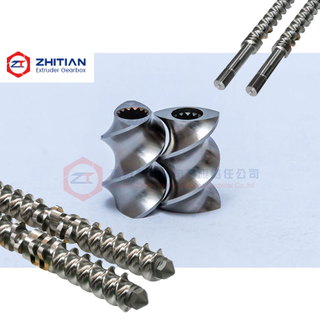 Modular Twin Screw Extruder Screw Elements for Compounding and Processing