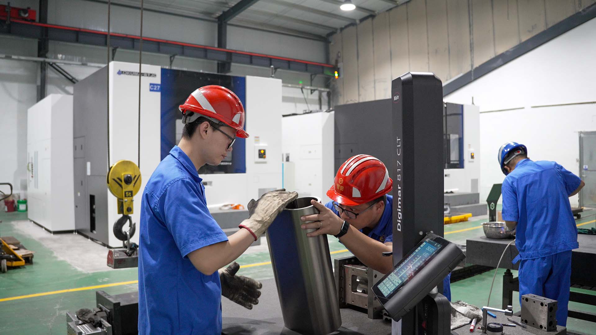 Barrel Workshop for Twin Screw Extruder – Precision CNC Machining Area