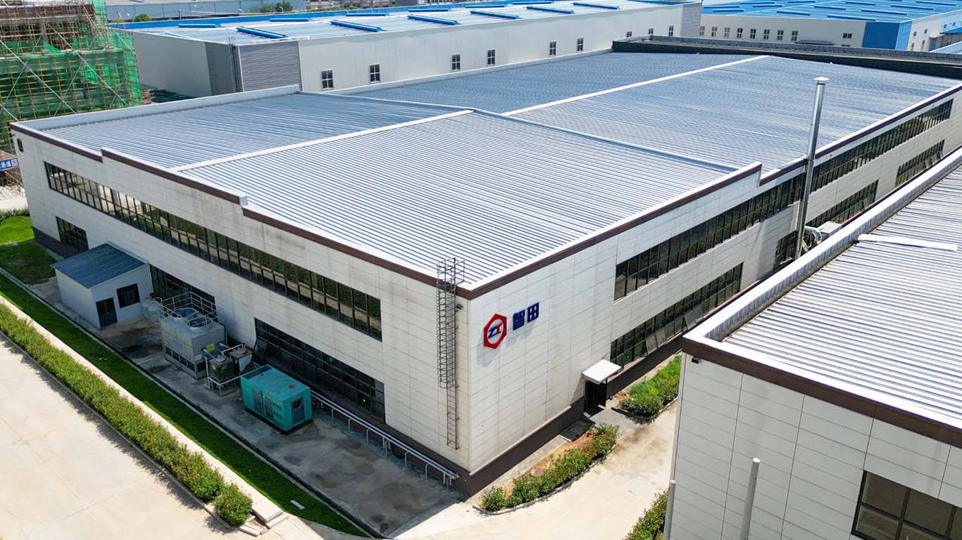 ZHITIAN twin screw extruder parts manufacturing factory aerial view